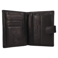 PÁNSKÁ KOŽENÁ PENĚŽENKA DAMIEN ČERNÁ