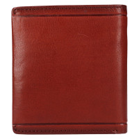 PÁNSKÁ KOŽENÁ PENĚŽENKA LUKA COGNAC