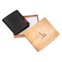 PÁNSKÁ KOŽENÁ PENĚŽENKA MATIAS ČERNÁ