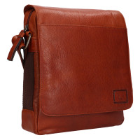 KOŽENÁ CROSSBODY CHARLIE COGNAC