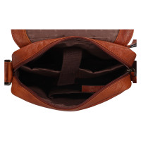KOŽENÁ CROSSBODY CHARLIE COGNAC