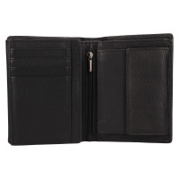 PÁNSKÁ KOŽENÁ PENĚŽENKA MARCUS ČERNÁ