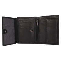 PÁNSKÁ KOŽENÁ PENĚŽENKA MARCUS ČERNÁ