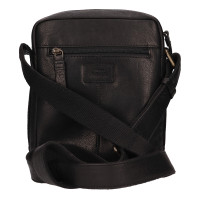 KOŽENÁ CROSSBODY MORGAN ČERNÁ