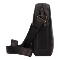 KOŽENÁ CROSSBODY MORGAN ČERNÁ
