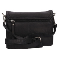 DÁMSKÁ KOŽENÁ KABELKA LISA ČERNÁ