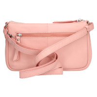 DÁMSKÁ KOŽENÁ KABELKA JULI RŮŽOVÁ