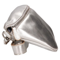 KOŽENÁ LEDVINKA ARIANA STŘÍBRNÁ