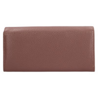 DÁMSKÁ KOŽENÁ PENĚŽENKA CAROLINA TMAVĚ HNĚDÁ