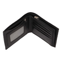 PÁNSKÁ KOŽENÁ PENĚŽENKA ISAK ČERNÁ