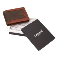 PÁNSKÁ KOŽENÁ PENĚŽENKA MEYER COGNAC