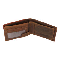 PÁNSKÁ KOŽENÁ PENĚŽENKA MEYER COGNAC