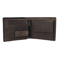 PÁNSKÁ KOŽENÁ PENĚŽENKA DAMON ČERNÁ