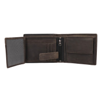 PÁNSKÁ KOŽENÁ PENĚŽENKA DAMON ČERNÁ