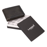 PÁNSKÁ KOŽENÁ PENĚŽENKA DAMON ČERNÁ