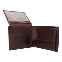 PÁNSKÁ KOŽENÁ PENĚŽENKA HENRI HNĚDÁ