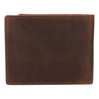 PÁNSKÁ KOŽENÁ PENĚŽENKA ASHER COGNAC