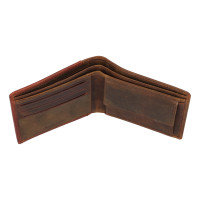 PÁNSKÁ KOŽENÁ PENĚŽENKA ASHER COGNAC