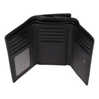 DÁMSKÁ KOŽENÁ PENĚŽENKA JACKIE ČERNÁ