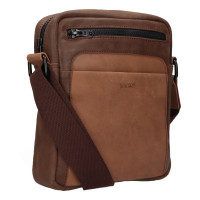 CROSSBODY AXEL TMAVĚ HNĚDÁ