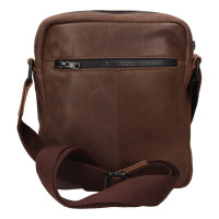 CROSSBODY AXEL TMAVĚ HNĚDÁ