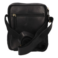 KOŽENÁ CROSSBODY LEWIS ČERNÁ