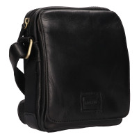 KOŽENÁ CROSSBODY LEWIS ČERNÁ