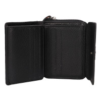 dámská kožená peněženka Linda - černá