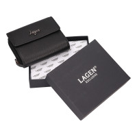 dámská kožená peněženka Linda - černá