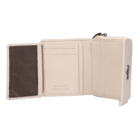 dámská kožená peněženka Linda - off white