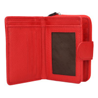 DÁMSKÁ KOŽENÁ PENĚŽENKA KIARA ČERVENÁ