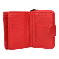 DÁMSKÁ KOŽENÁ PENĚŽENKA KIARA ČERVENÁ