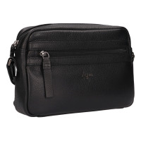 DÁMSKÁ KOŽENÁ KABELKA ZELDA ČERNÁ