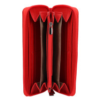 DÁMSKÁ KOŽENÁ PENĚŽENKA HELEN ČERVENÁ