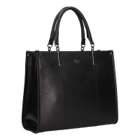 DÁMSKÁ KOŽENÁ KABELKA ALICE ČERNÁ