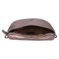 DÁMSKÁ KOŽENÁ LEDVINKA DARA METALICKÁ FIALOVÁ