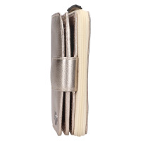 DÁMSKÁ KOŽENÁ PENĚŽENKA TARA METALICKÁ ZLATÁ