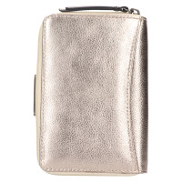 DÁMSKÁ KOŽENÁ PENĚŽENKA TARA METALICKÁ ZLATÁ