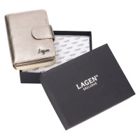 DÁMSKÁ KOŽENÁ PENĚŽENKA TARA METALICKÁ ZLATÁ