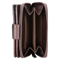 DÁMSKÁ KOŽENÁ PENĚŽENKA TARA METALICKÁ FIALOVÁ