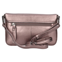 DÁMSKÁ KOŽENÁ KABELKA STELLA METALICKÁ FIALOVÁ