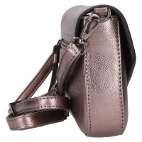 DÁMSKÁ KOŽENÁ KABELKA STELLA METALICKÁ FIALOVÁ