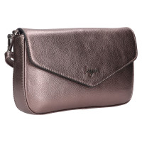 DÁMSKÁ KOŽENÁ KABELKA STELLA METALICKÁ FIALOVÁ