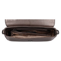 DÁMSKÁ KOŽENÁ KABELKA STELLA METALICKÁ FIALOVÁ