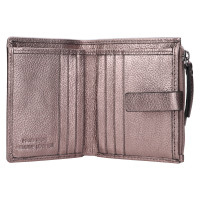 DÁMSKÁ KOŽENÁ PENĚŽENKA NOLA METALICKÁ FIALOVÁ