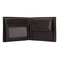 PÁNSKÁ KOŽENÁ PENĚŽENKA ARON HNĚDÁ