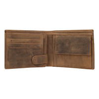 PÁNSKÁ KOŽENÁ PENĚŽENKA ADEN HNĚDÁ