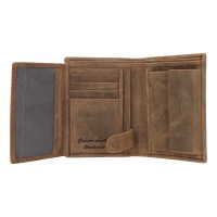 PÁNSKÁ KOŽENÁ PENĚŽENKA CODY HNĚDÁ