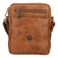 PÁNSKÉ KOŽENÉ CROSSBODY ELLIOT CAMEL