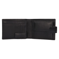 PÁNSKÁ KOŽENÁ PENĚŽENKA ALESSANDRO ČERNÁ